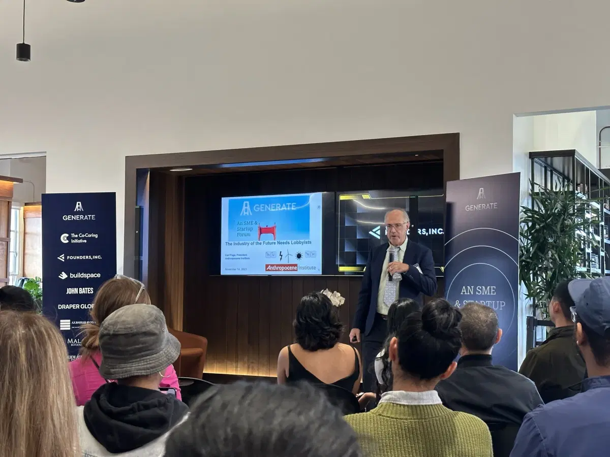 Anthropocene founder Paul Crutzen presenting 