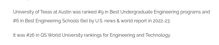 Lessons from Each Stint