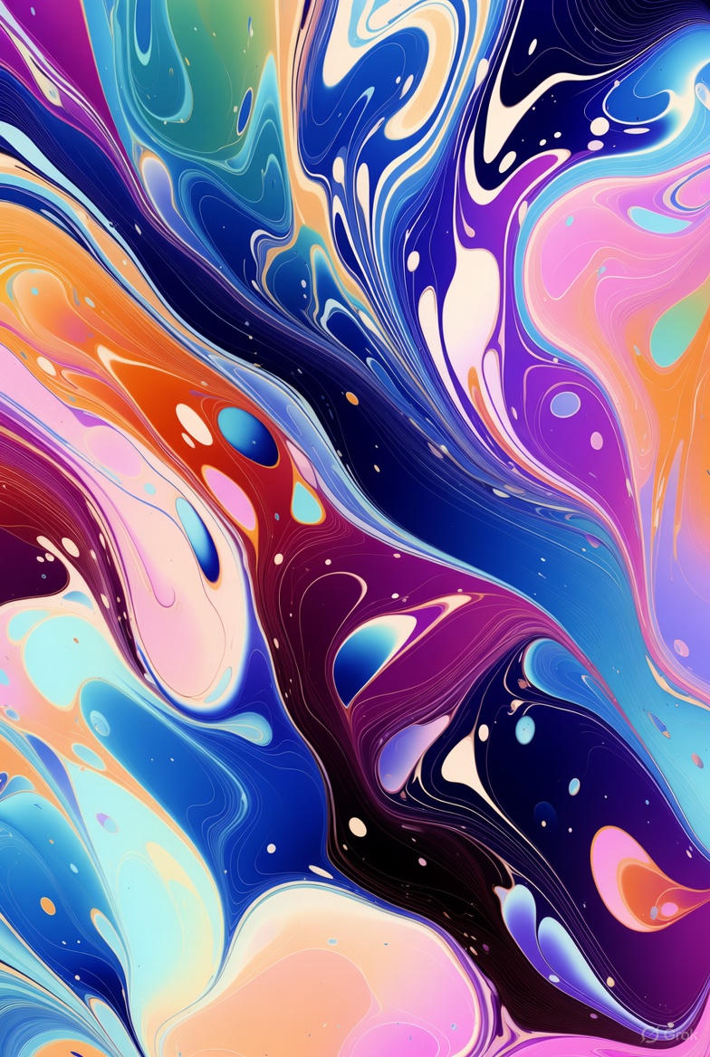 Vibrant paint representing creative affirmation